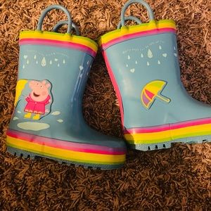 Peppa Pig toddler rainboots